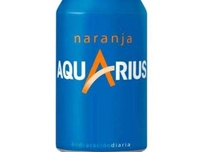 Aquarius Naranja Lata.