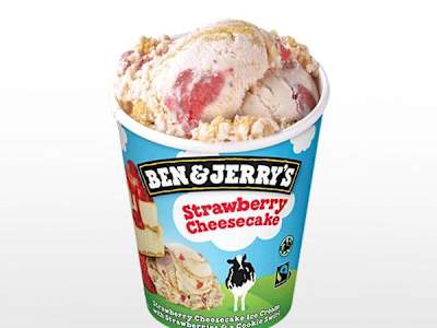 Ben & Jerrys - Strawberry Cheesecake