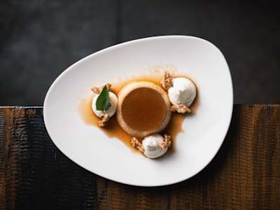 Flan de huevo casero