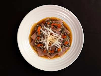 Sashimi de atún rojo