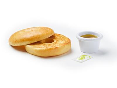 Bagel Brioche Con Aceite Y Sal