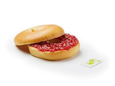 Bagel Brioche Con Aceite Sal Y Tomate