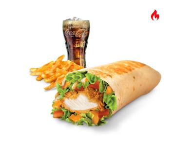 Menú Chicken Burrito