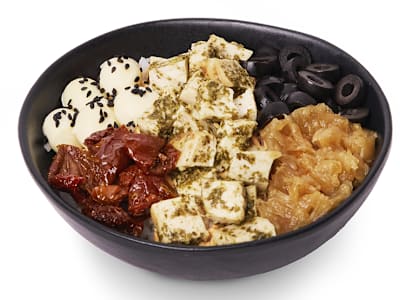 Mediterranean Pesto Poke
