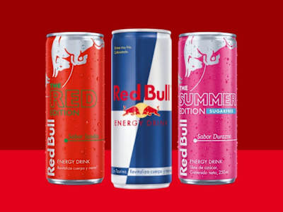 2 Latas de Red Bull