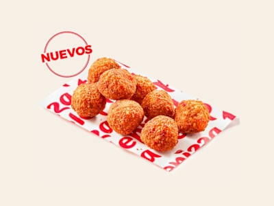 Bombas de mozzarella