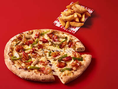 Pizza Mediana + Patatas gajo