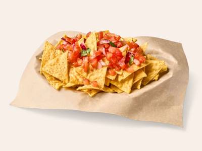Chips con pico de gallo