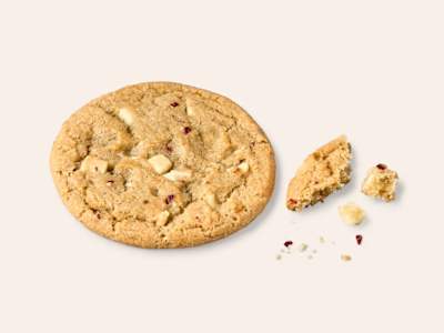 Cookie chocolate blanco y frambuesa