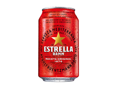 Estrella Damm Cerveza Lata 33cl