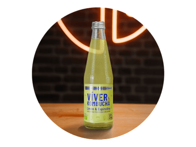 Kombucha de Limón & Espirulina