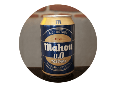 Mahou 0'0 Tostada