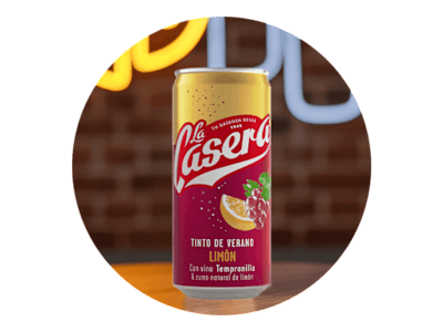 Tinto de verano con limón "La Casera" 33cl