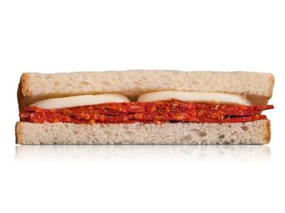 Sándwich de chorizo y huevo