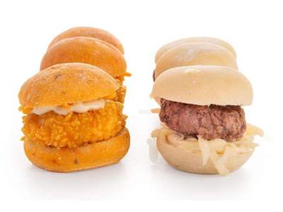 Bandeja 12 burger surtidas