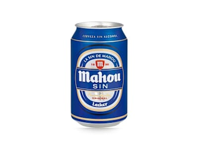 Cerveza Mahou SIN alcohol bote 33cl.