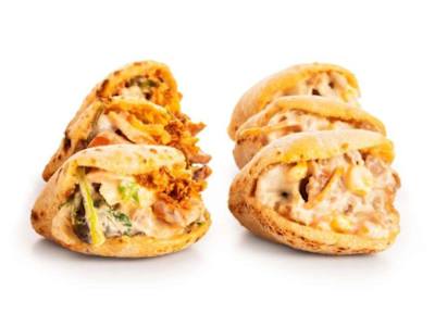 Bandeja 12 mini pitas kebab surtidas