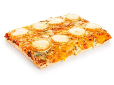Bandeja de focaccia de 4 quesos 8 uds