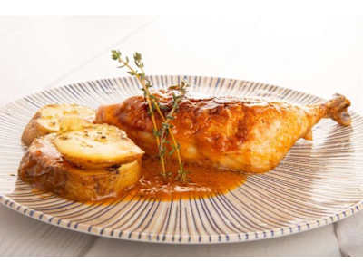 Pollo asado estilo a la provenzal