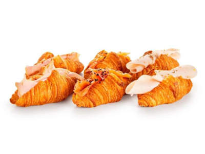 Bandeja 12 croissants salados