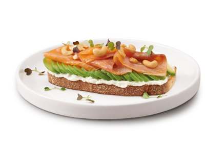 Tostada de Salmón