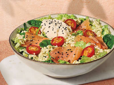 Ensalada Salmón y Bulgur