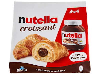 nutella croissant 4 pezzi 340 g