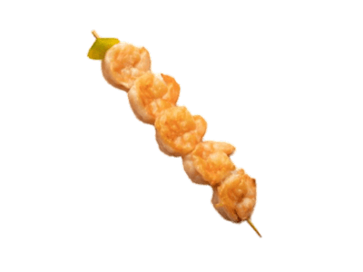 Spiedini di gamberi cinesi