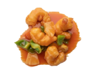 Gamberi in salsa agrodolce
