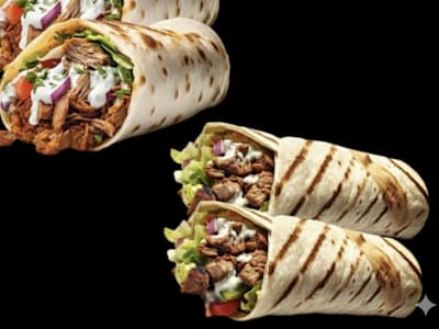 Piadina kebab arabo