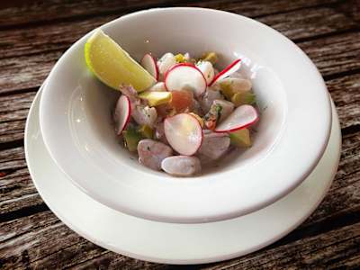 Ceviche de camarones