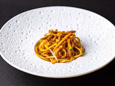 Tagliolini con carne