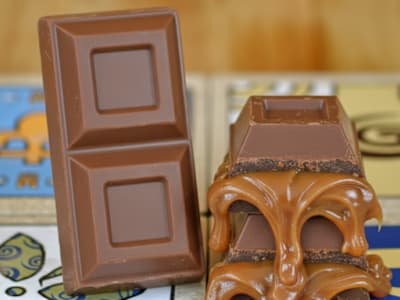 Lingotto a Latte ripieno Caramello salato 200g