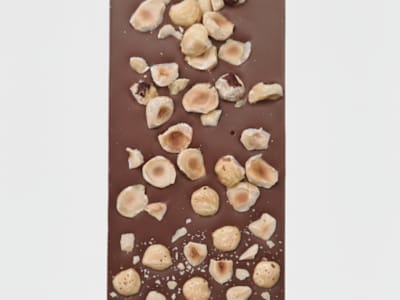 Tavoletta al Latte con granella Nocciola 120 gr