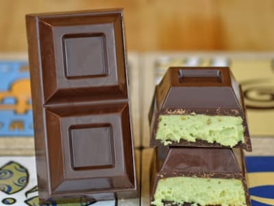 Lingotto fondente ripieno Pistacchio 200g