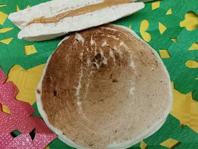 Dorayaki con crema di arachidi