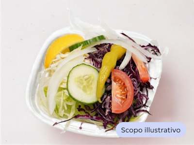 Insalatona con Patate, Verdure e Salsa