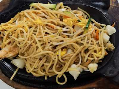 Spaghetti con Frutti di Mare alla Piastra