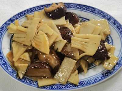 Funghi e Bambù Cinesi Saltati