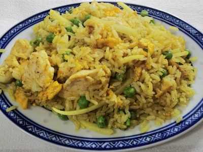 Riso con Pollo e Curry