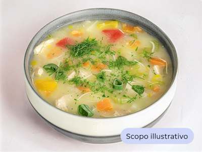 Zuppa di Pollo e Mais