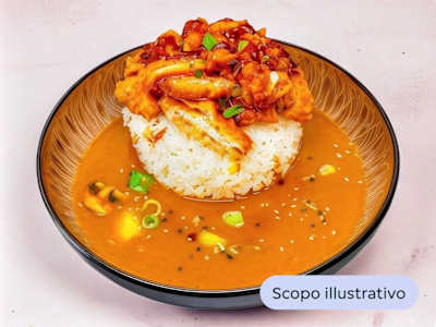 Maiale in Salsa Curry e Coconut