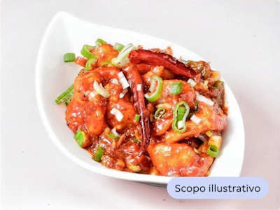 Gamberetti con Peperoni Piccanti