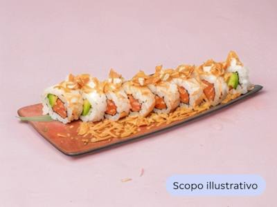 Uramaki di Salmone Fritto