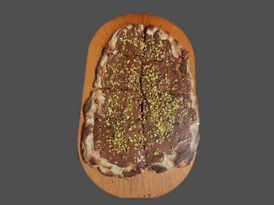 Pinsa con Nutella e Granella di Nocciole