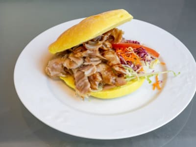 Panino Kebab e Insalata Mista con salse
