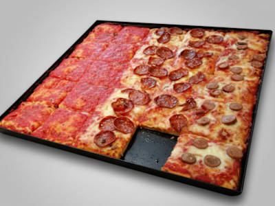 Componi la tua Pizza 4 Gusti a Scelta in Teglia