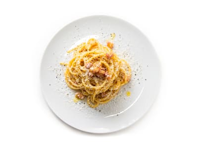 Mezze maniche alla carbonara