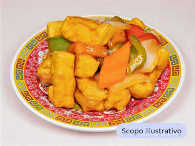Tofu con Salsa di Granchio