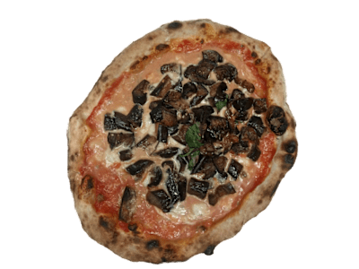 Arrabbiata con Melanzane a Funghetto